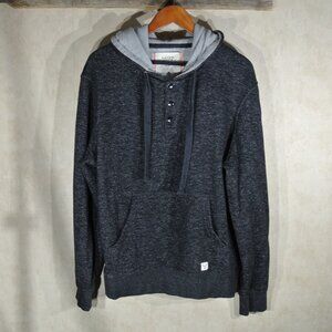 Men's 1897 Authentic Goods Brand Dark Grey Hoodie - Sz XL